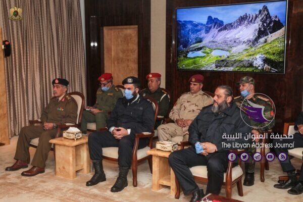 القائد العام يجتمع بالغرفة الأمنية المشتركة بنغازي الكبرى - 130011288 237234741073047 6009267221174081603 o