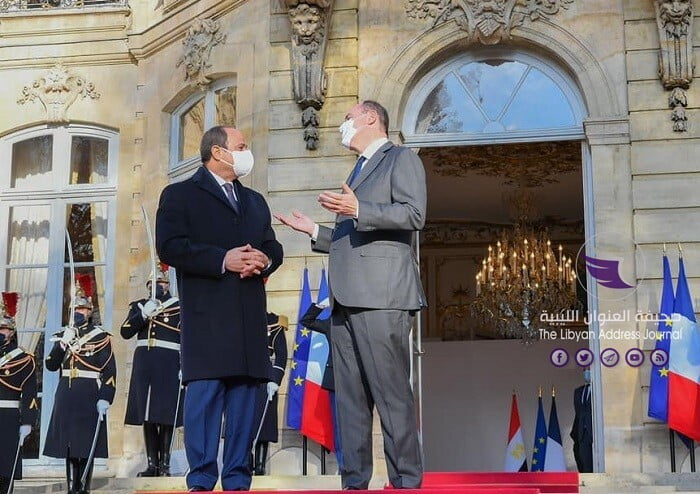 السيسي ورئيس وزراء فرنسا يبحثان تطورات الأزمة الليبية   - 130776359 1047212692464777 1662668211278184608 n