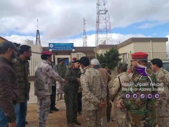 البحث الجنائي يستلم مقر الضمان الاجتماعي بمدينة طبرق -
