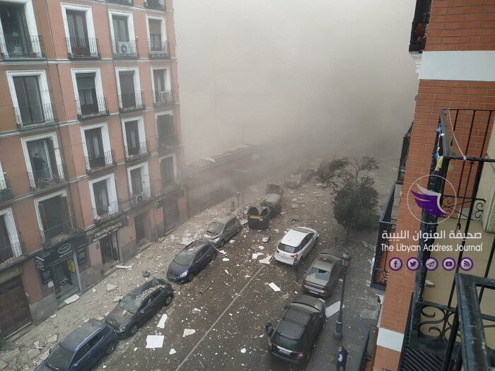 بالفيديو| انفجار عنيف يهز وسط العاصمة الإسبانية مدريد - 60083d8342360456fb61e21a 1