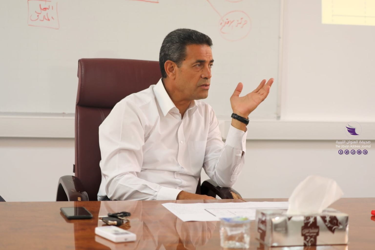 السايح يبحث مع سفير الاتحاد الأوروبي مستجدات العملية الانتخابية - عماد السايح رئيس المفوضية العليا للانتخابات