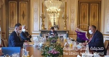 وزير الخارجية المصري يبحث مستجدات الملف الليبي مع نظيره الألماني في باريس - 202103110143154315