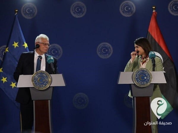 المنقوش: زيارة بوريل إلى ليبيا مهمة - 2021 09 08 hrvp tripoli press point mangoush iii website