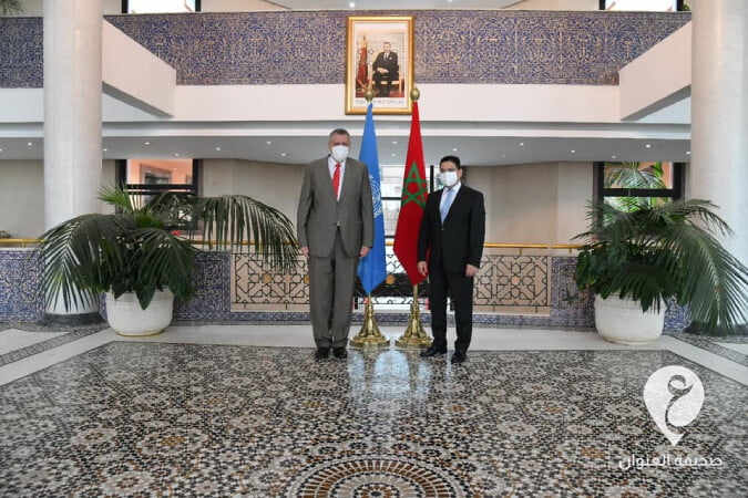 وزير خارجية المغرب ناصر بوريطة يستقبل المبعوث الأممي الخاص إلى ليبيا يان كوبيش