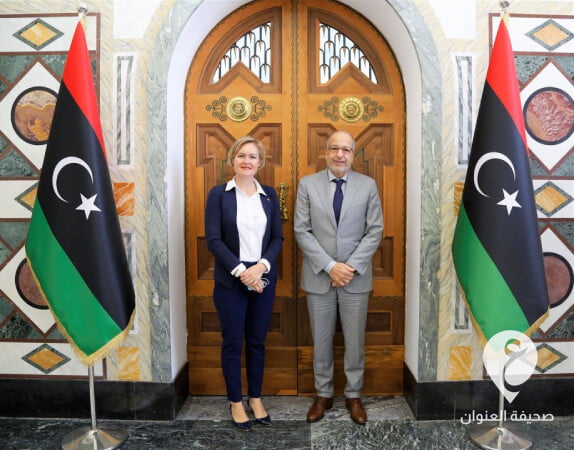 الكبير يبحث مع سفيرة بريطانيا إمكانية عودة الشركات البريطانية لليبيا - 242499176 6084875438249896 4744336661600617242 n