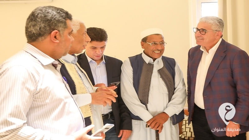 باشاغا يستقبل وفدا من شرق ليبيا في طرابلس - E 6YZfSVgAQk XN