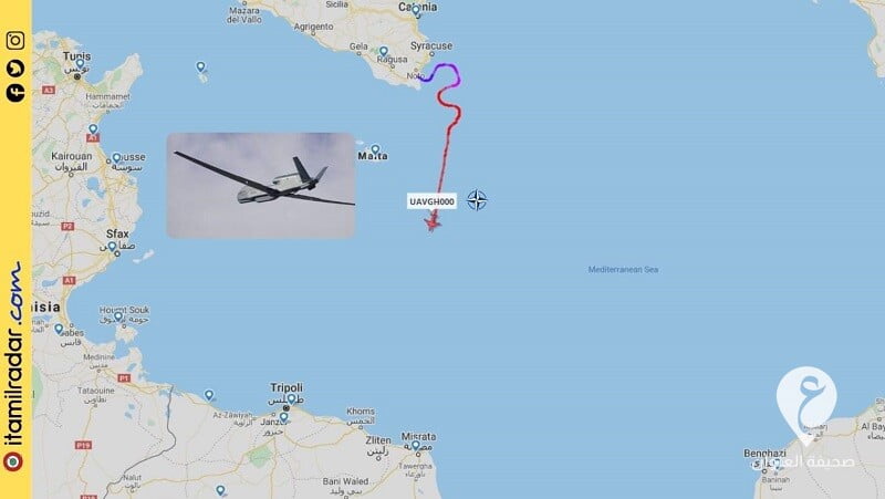 رصد طائرة دون طيار لـ "الناتو" داخل المجال الأجواء الليبية - WhatsApp Image 2021 09 29 at 2.03.09 PM
