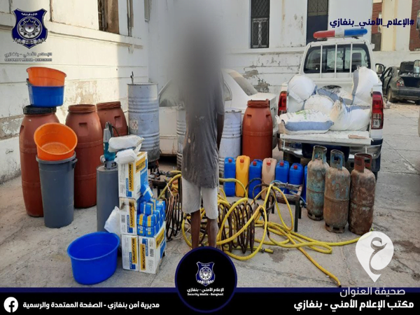 أمن بنغازي: مداهمة مصنع خمور هو الأكبر في المدينة  - 244419640 876504623065419 2098626512119128953 n