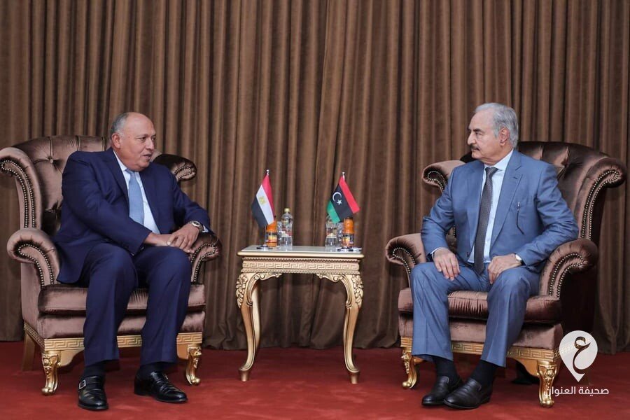 حفتر يلتقي شكري في بنغازي - 247439873 879357242945651 6536488172600536186 n