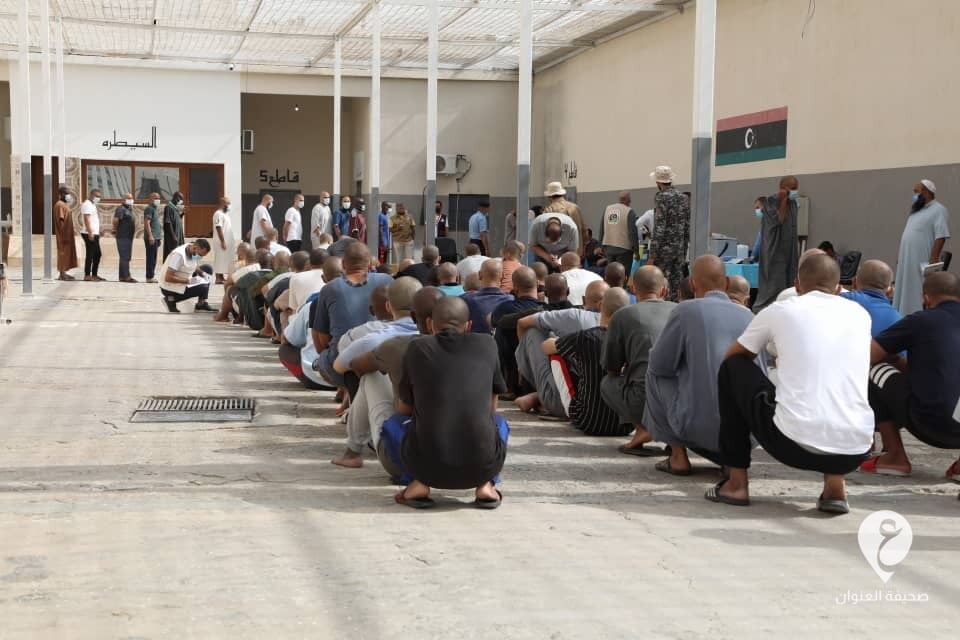 المركز الوطني يبدأ في تطعيم نزلاء مؤسسة الإصلاح في طرابلس بالجرعة الثانية - 247912355 3061153610822509 2422167296336118008 n