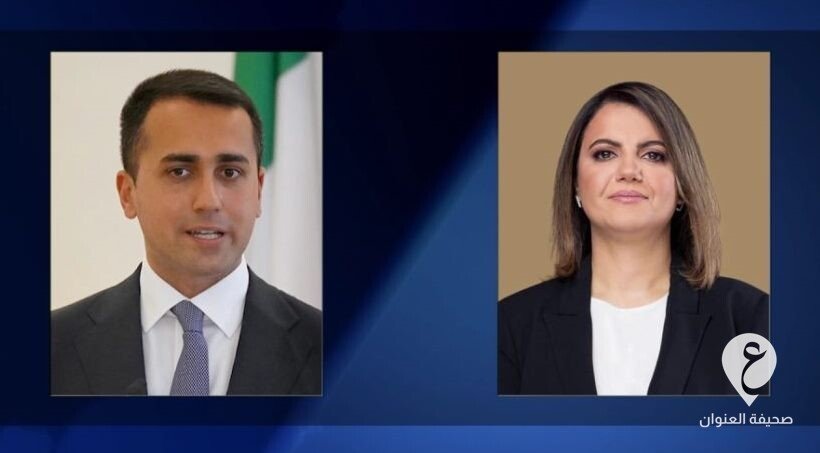 المنقوش ودي مايو يبحثان متابعة مخرجات مؤتمر استقرار ليبيا - MNQOSH DI MAIO LVO18 1132x670 1