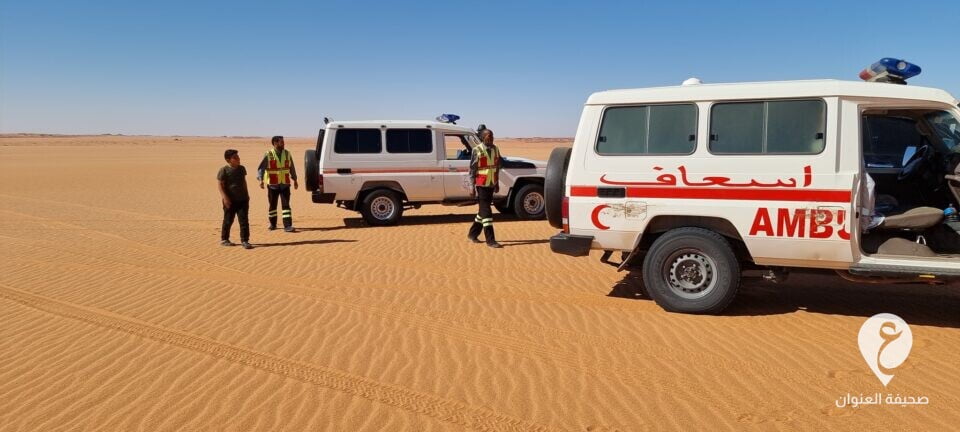 العثور على عائلة ليبية تائهة في الصحراء - 259323775 2448968088568223 4448532833533592668 n