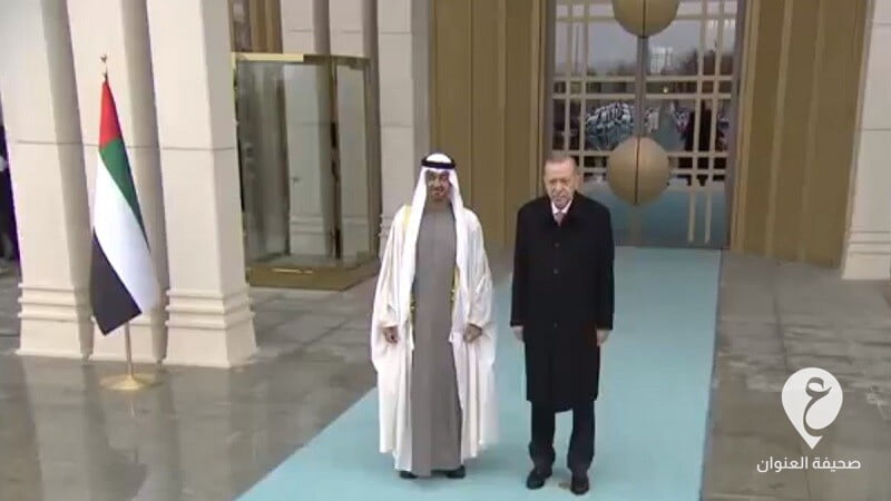 أردوغان يستقبل ولي عهد أبوظبي في أنقرة - 45454477777777777777