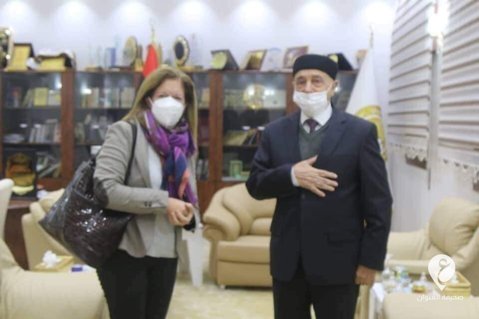 صالح ووليامز يبحثان سبل حلحلة الصعوبات التي تواجه المفوضية - 267097963 3149845612007265 1451859913492459074 n