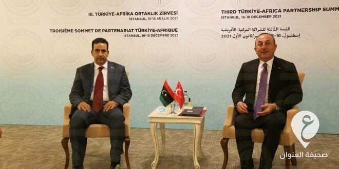 وفد النواب يبحث مع وزير الخارجية التركي تطورات الأوضاع في ليبيا -