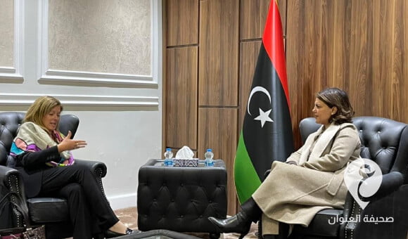 المنقوش تلتقي مع وليامز وتبحثان معا مستجدات الانتخابات الليبية - مشروع جديد 2021 12 13T143130.201