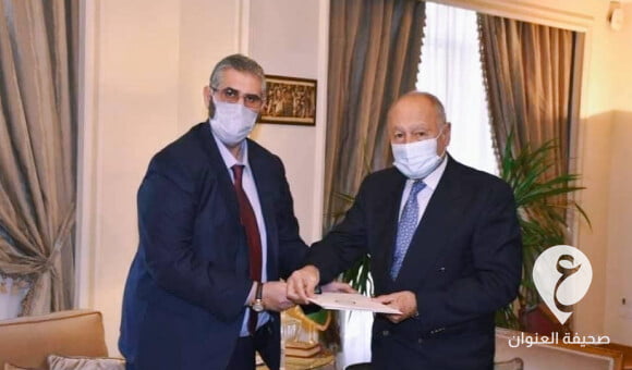 مندوب ليبيا الجديد بالجامعة العربية يلتقي أبو الغيط - مشروع جديد 2021 12 16T151544.294