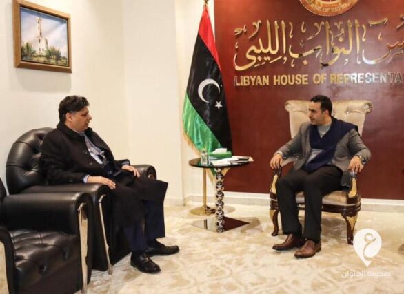 النويري يلتقي الصور في مقر مجلس النواب في طرابلس - الأول لرئيس مجلس النواب يلتقي النائب العام e1642428742566