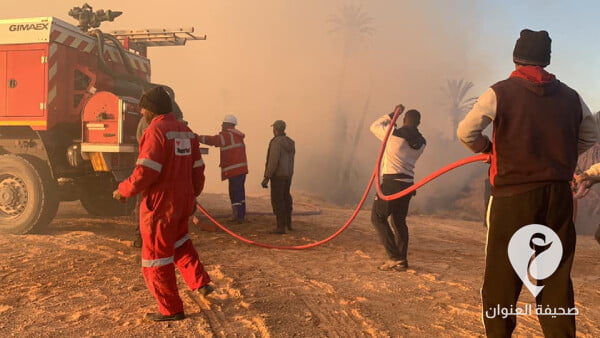 حريق بغابات بلدية درج غربي ليبيا - 272411654 976389032980186 5445134325886779935 n