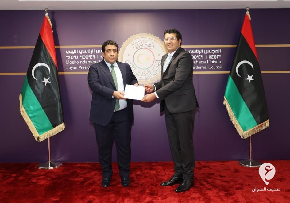 سفراء جدد لليبيا بالخارج يؤدون اليمين القانونية أمام المنفي - 272068535 519838719743311 7139717979958146543 n