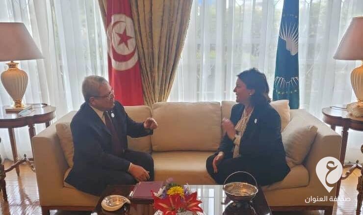 المنقوش تلتقي الجرندي على هامش الدورة الـ 40 للاتحاد الأفريقي   - 273416383 1235451363531334 5311909278828668894 n