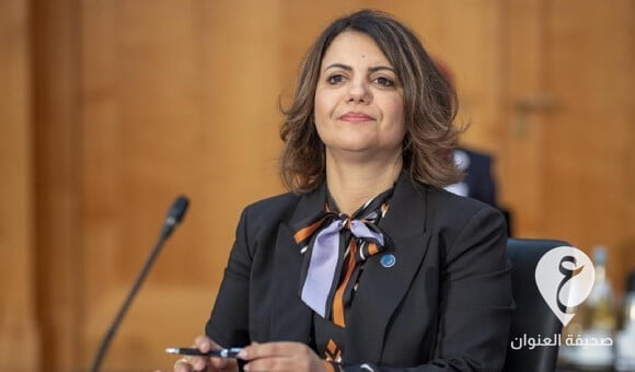 تلفزيون المسار يعرض محادثة مع المنقوش في إطار نفيها للتصريحات المنسوبة إليها بشأن استقالتها - PSD العنوان 64