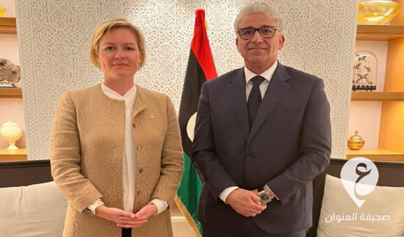 باشاغا يؤكد لسفيرة بريطانيا دعمه لجهود تعزيز وحدة ليبيا - PSD العنوان 77