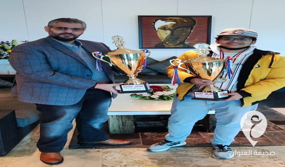 ثابت يستقبل يوسف الحصادي لاعب المنتخب الوطني للشطرنج - unnamed file