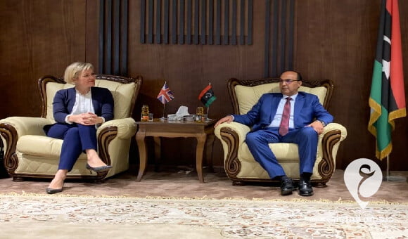 خلال لقائها بوجواري في بنغازي..هورندال: بريطانيا بصدد إرسال شُحنة غير مسبوقة من المُساعدات الطبية إلى ليبيا - مشروع جديد 13 1