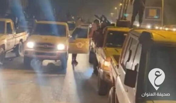 أرتال مسلحة وسط طرابلس ومسلحين تابعين لقوة تابعة للدبيبة يهددون - PSD العنوان 2022 04 16T054158.854