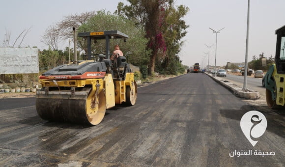 تواصل أعمال تنفيذ الطرق في بنغازي - PSD العنوان 2022 04 05T181143.984