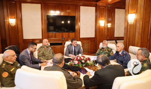الدبيبة يجتمع بممثلي لجنة 5+5 في طرابلس ويطالبهم بالابتعاد عن المناكفات السياسية - PSD العنوان 2022 04 11T171148.020