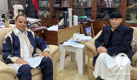 عقيلة وحومة يبحثان مستجدات الوضع في ليبيا - PSD العنوان 2022 04 11T174947.086