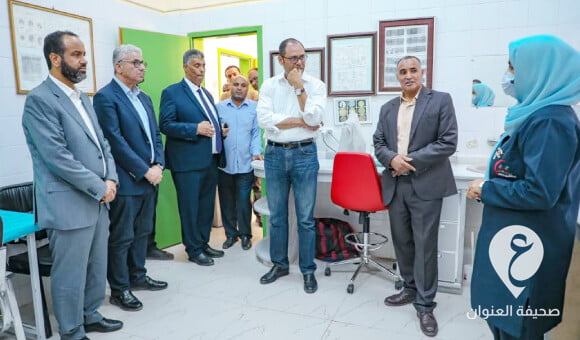 باشاغا يتفقد المؤسسات الصحية في الجفرة - PSD العنوان 2022 04 24T001620.883