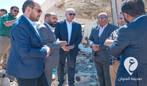 باشاغا يؤكد على التنسيق مع بلدية سرت لصيانة المباني المتضررة في الجيزة البحرية - مشروع جديد 23