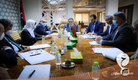 وزير المواصلات يتابع تنفيذ صالة الركاب بمطار طرابلس الدولي - مشروع جديد 25