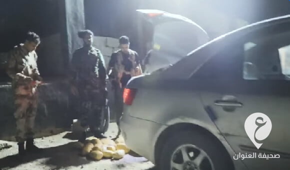 طارق بن زياد تُفشل عملية تهريب مخدر "ميرجوانا" إلى مدينة سبها - مشروع جديد 3