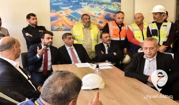 القطراني يتفقد محطة طبرق الغازية - مشروع جديد 45