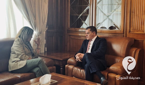 وليامز تلتقي الدبيبة بناءً على طلبه وتطالبه بالمحافظة على الهدوء على الأرض - PSD العنوان 2022 05 12T003720.290