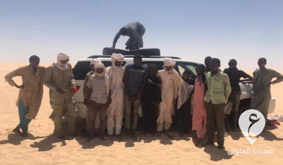 إنقاذ مهاجرين غير شرعيين من موت محقق وسط الصحراء - PSD العنوان 2022 05 28T184656.357