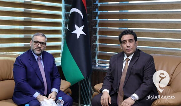المنفي والمشري يناقشان ما توصلت إليه مباحثات المسار الدستوري - PSD العنوان 26