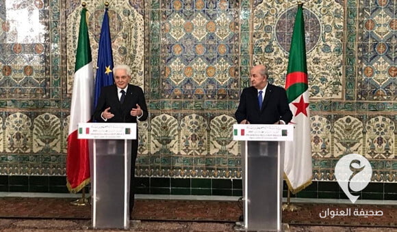 إيطاليا والجزائر تجددان دعمهما للانتخابات في ليبيا - PSD العنوان 29