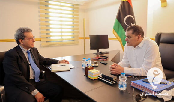 الدبيبة يتابع مع عون أداء وزارة النفط والغاز - PSD العنوان 31