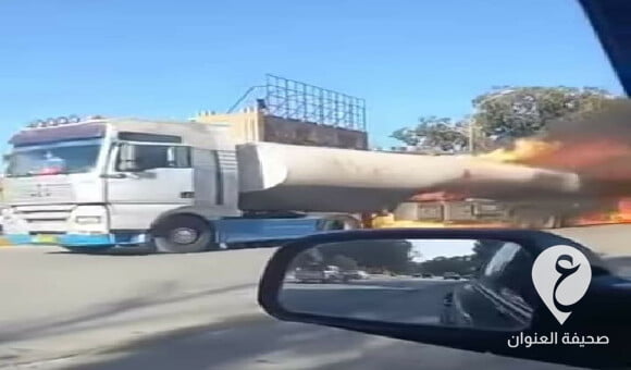 الدبيبة يشيد بشجاعة سائق شاحنة الوقود التي احترقت في بنغازي ويكلف بالتعويض - مشروع جديد 2022 05 24T102609.940