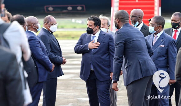 المنفي يصل مالابو للمشاركة في قمتين لمجلس رؤساء الدول والحكومات الأفريقية - مشروع جديد 2022 05 27T015316.773