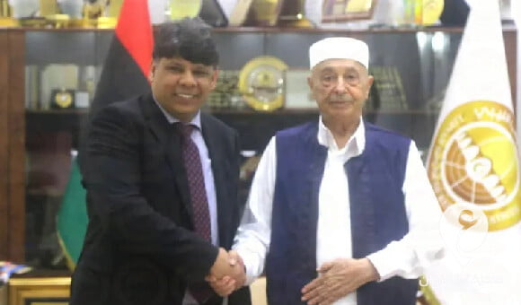 عقيلة صالح يستقبل الصور في القبة - مشروع جديد 8