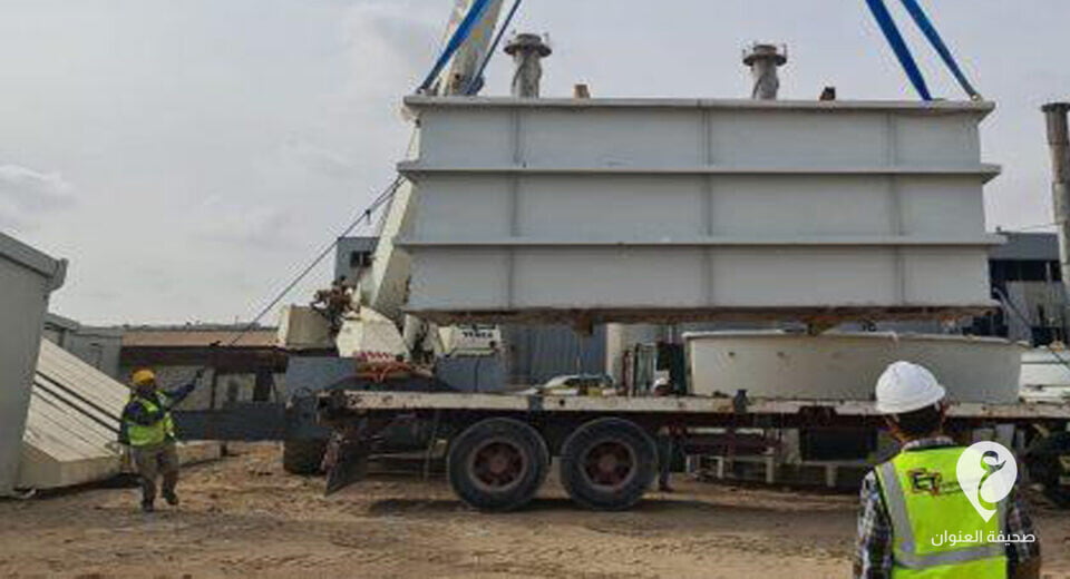 وصول معدات خاصة بمحطة طبرق الغازية - 1 40