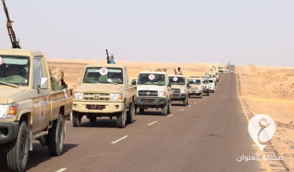 وصول تعزيزات عسكرية إلى قاعدة براك الشاطئ - PSD العنوان 2022 06 07T194121.650