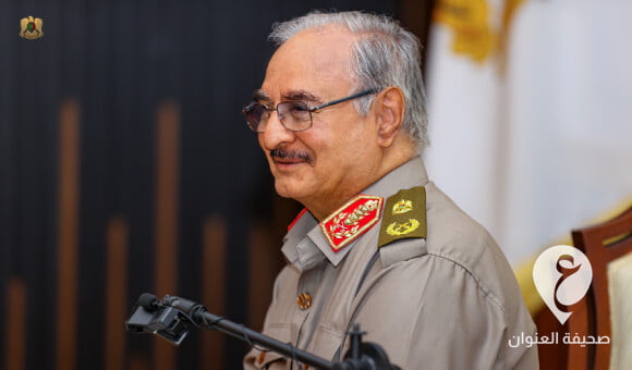 المشير حفتر يلتقي برؤساء الأركان وعدد من القيادات العسكرية والضباط في حفل معايدة بمناسبة عيد الأضحى المبارك 6 المشير حفتر يلتقي برؤساء الأركان وعدد من القيادات العسكرية والضباط في حفل معايدة بمناسبة عيد الأضحى المبارك - PSD العنوان 2022 07 14T010422.229