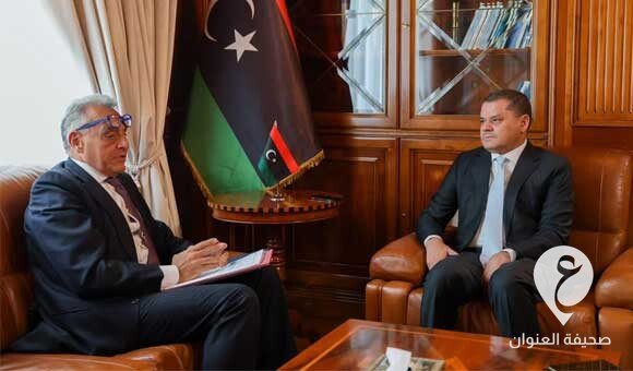 الدبيبة يبحث مع السفير الإيطالي الأوضاع السياسية والاقتصادية في ليبيا - PSD العنوان as Smart Object 1 2